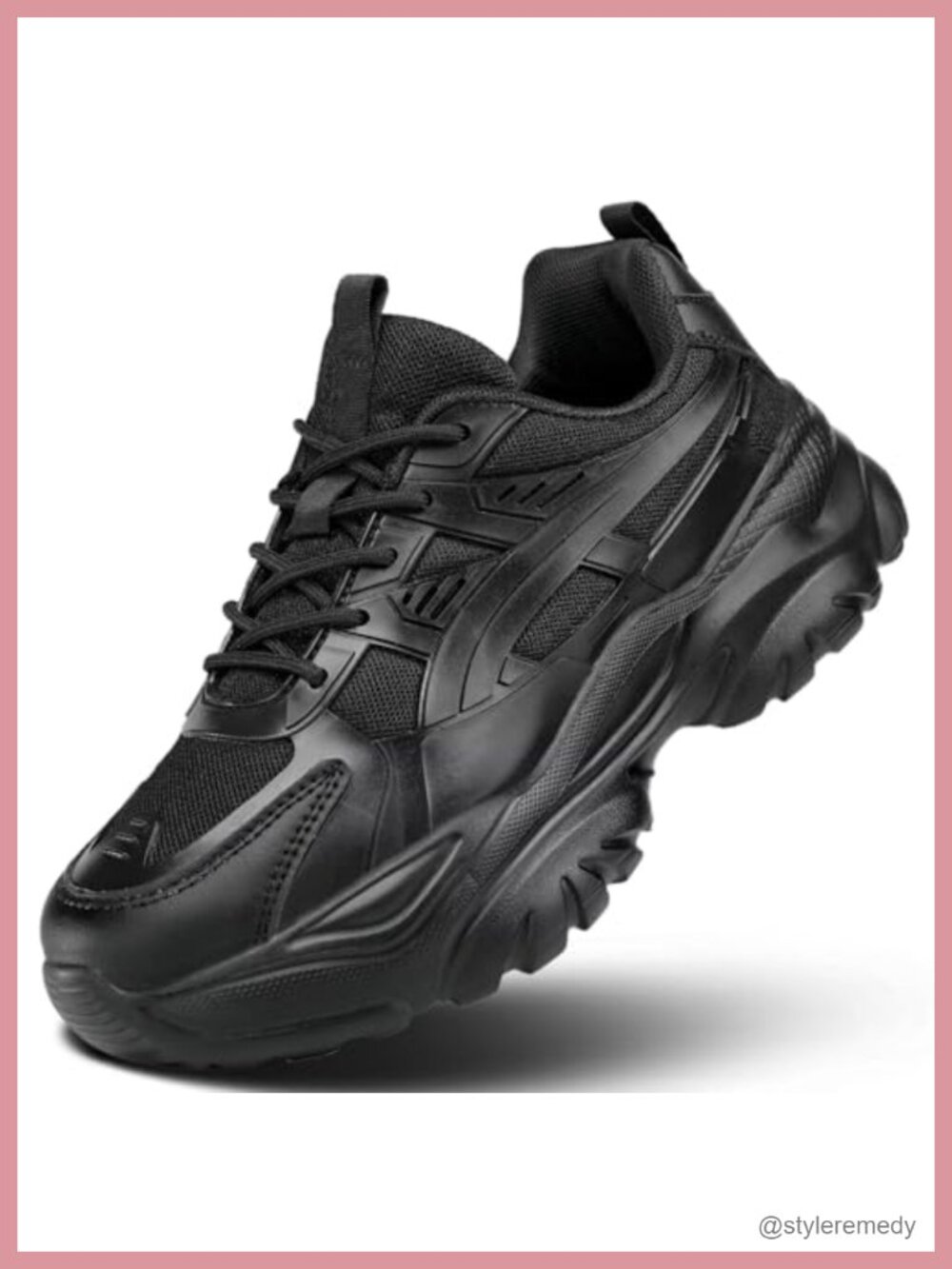 Chunky Fashion Sneakers Mesh Non-Slip Lightweight Walking Shoes